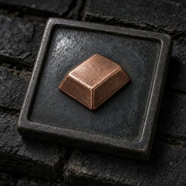 Copper ingot tile