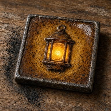 Lantern-glass tile